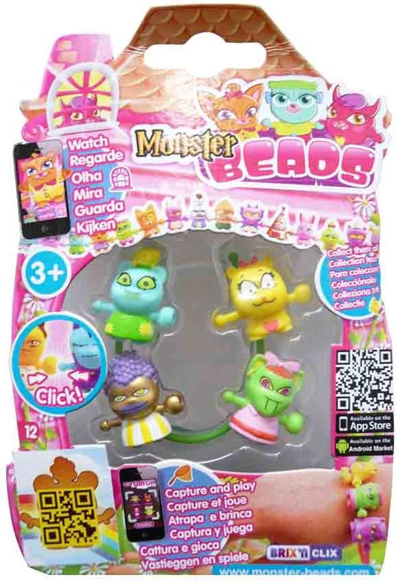 Monster Beads 4 pack - příšerky - obrázek 1