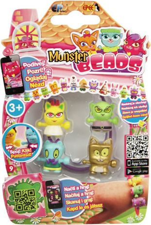 Monster Beads 4 pack - příšerky - obrázek 3