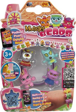 Monster Beads 4 pack - příšerky - obrázek 4