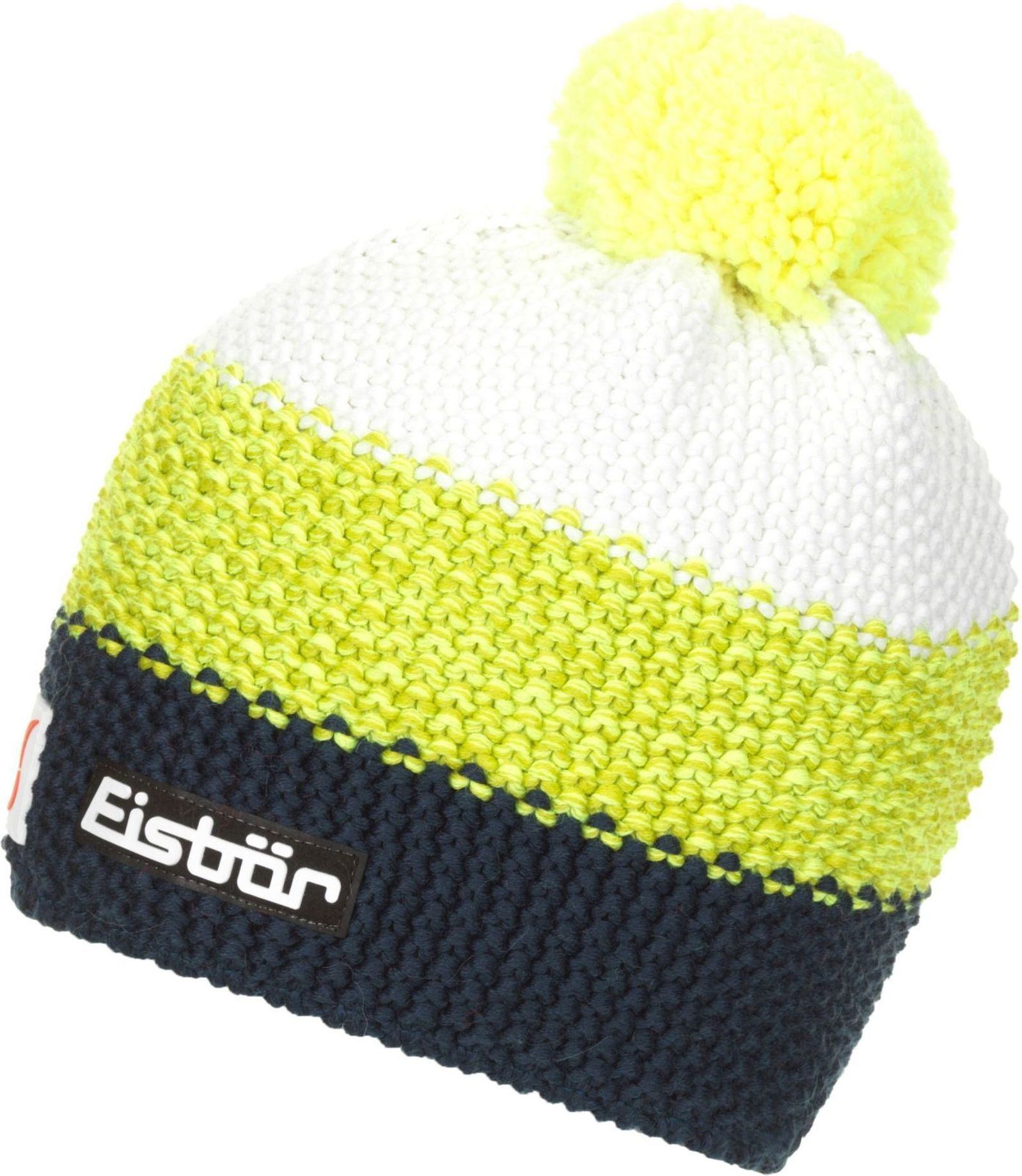 Eisbär Star Pompon MÜ SP kids - dkl.petrol/limemeliert/white uni - obrázek 1