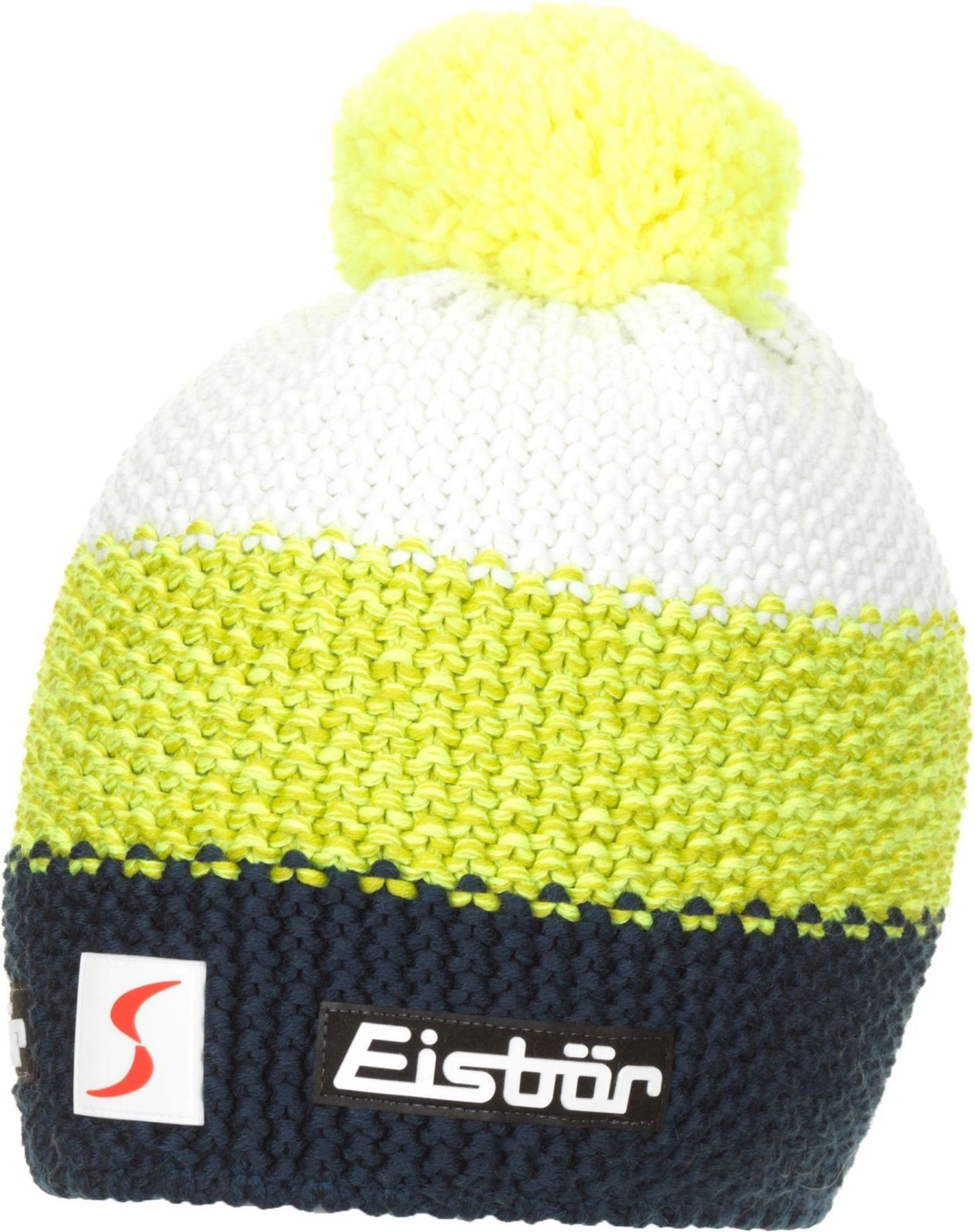 Eisbär Star Pompon MÜ SP kids - dkl.petrol/limemeliert/white uni - obrázek 2