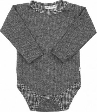 Zimní kojenecké body Baby Service Retro šedé, Šedá, 80 (9-12m) - obrázek 1