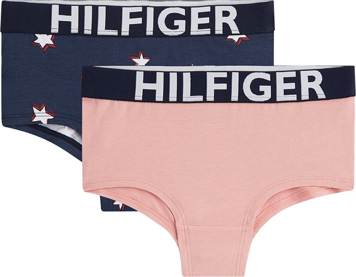 Tommy Hilfiger barevný 2 PACK kraťáskových kalhotek 2PK Shorty Stars - 10-12 - obrázek 1