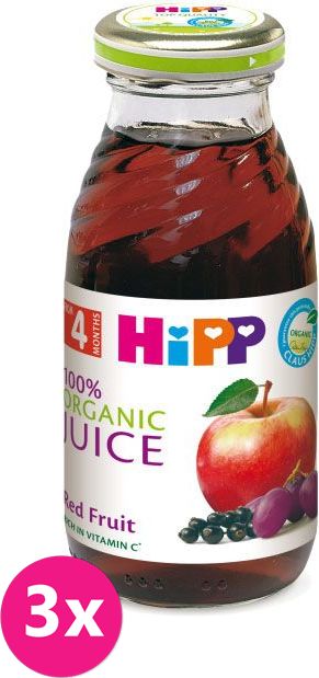 3x HIPP Šťáva z červených plodů 200ml - obrázek 1