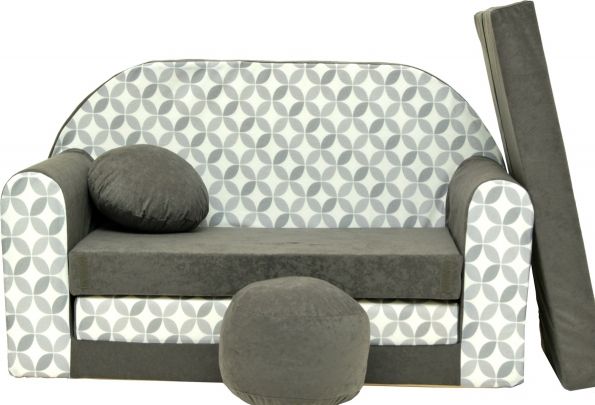 Rozkládací dětská pohovka Nellys ® 88R - Ornamenty - obrázek 1