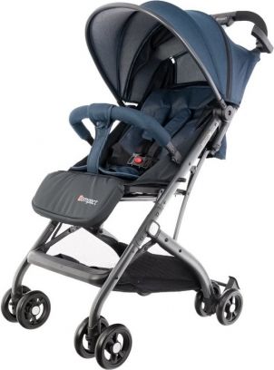 Euro Baby Dětský kočárek Compact - modrý, Ce19 - obrázek 1