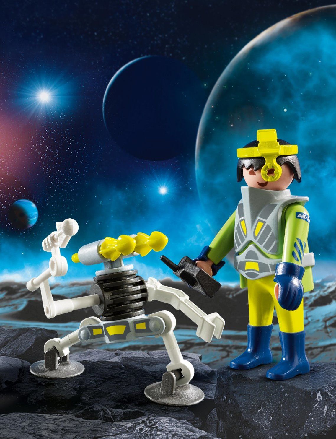 PLAYMOBIL Velikonoční vejce Vesmírný agent s robotem 9416 - obrázek 1
