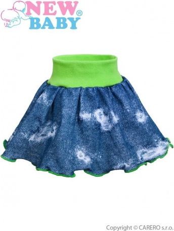 Kojenecká suknička New Baby Light Jeansbaby zelená, Zelená, 68 (4-6m) - obrázek 1