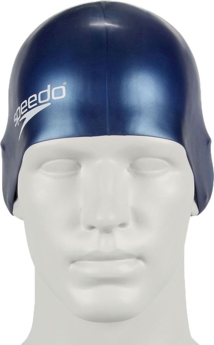 Speedo Plain Moulded Silicone Junior - navy uni - obrázek 2