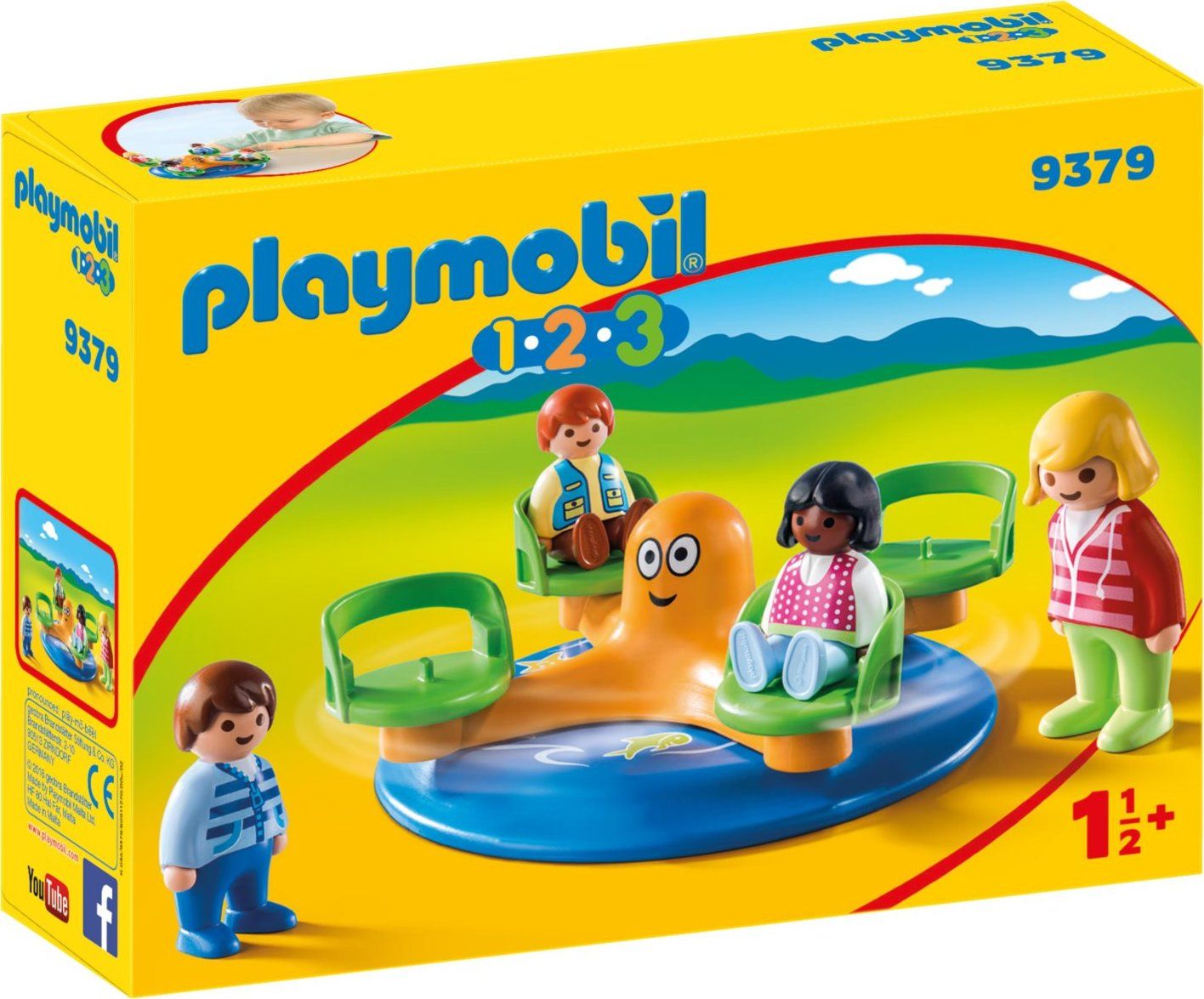 PLAYMOBIL Dětský kolotoč (1.2.3) 9379 - obrázek 1