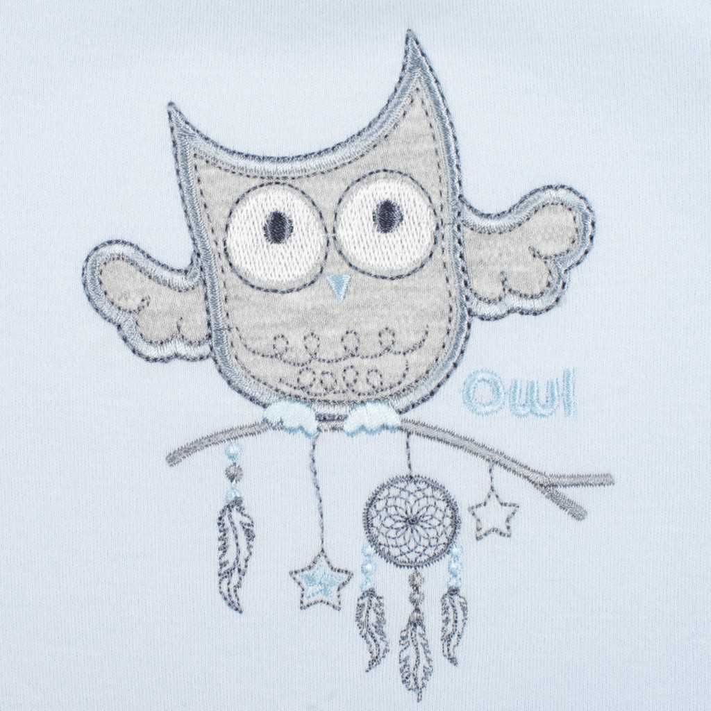 2-dílná kojenecká souprava New Baby Owl modrá 74 (6-9m) - obrázek 4