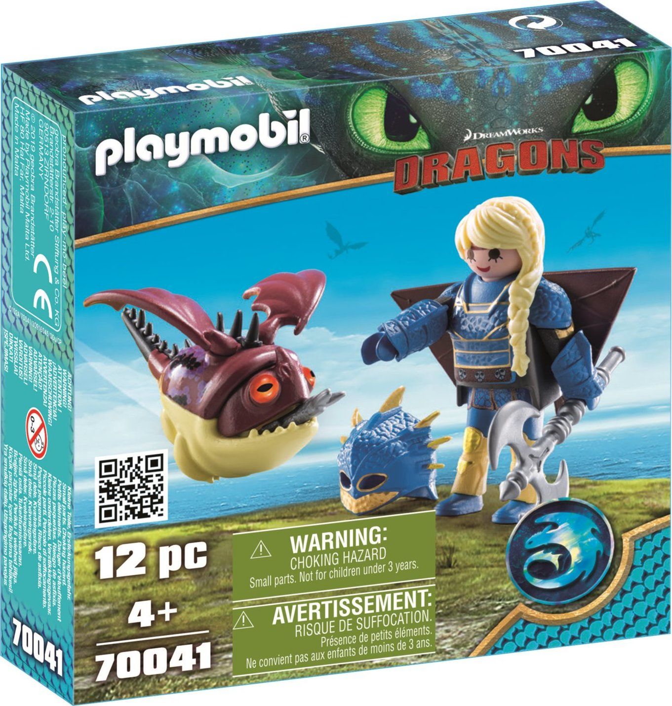 PLAYMOBIL Astrid v létacím plášti a Trnožrout 70041 - obrázek 1