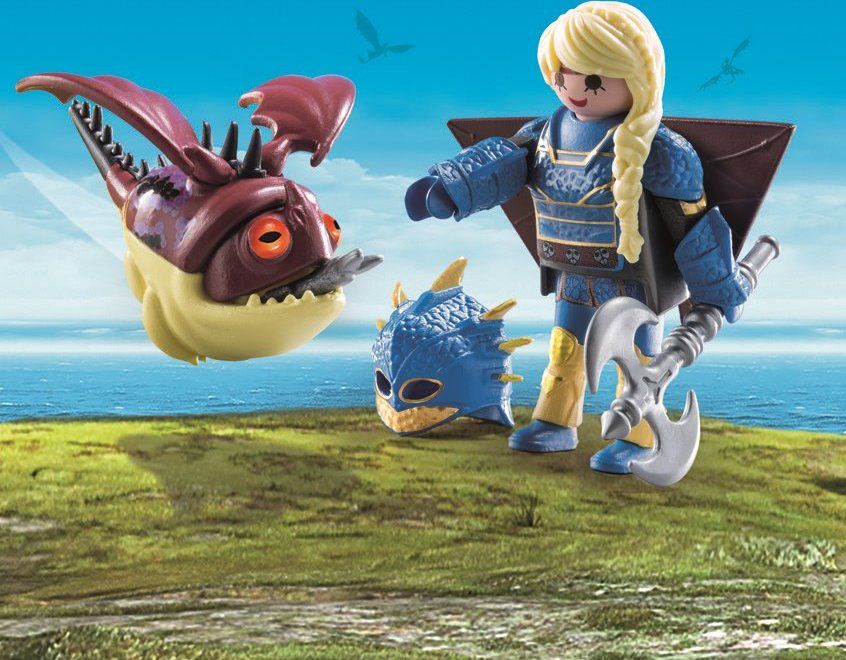 PLAYMOBIL Astrid v létacím plášti a Trnožrout 70041 - obrázek 3