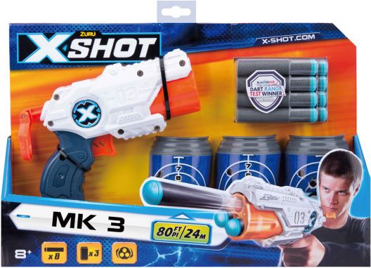 EP Line X-SHOT - Excel - MK pistole 3 plechovky a 8 nábojů - obrázek 1