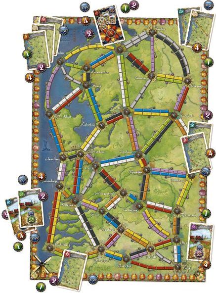 Days of Wonder Ticket to Ride Map Collection: Volume 4 – Nederland - obrázek 2