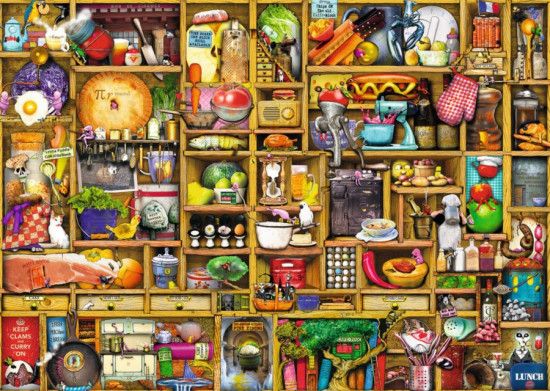 RAVENSBURGER Puzzle Pozoruhodná kuchyň 1000 dílků - obrázek 1