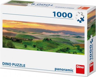 DINO Panoramatické Val d’Orcia Toskánsko Itálie 1000 dílků - obrázek 1