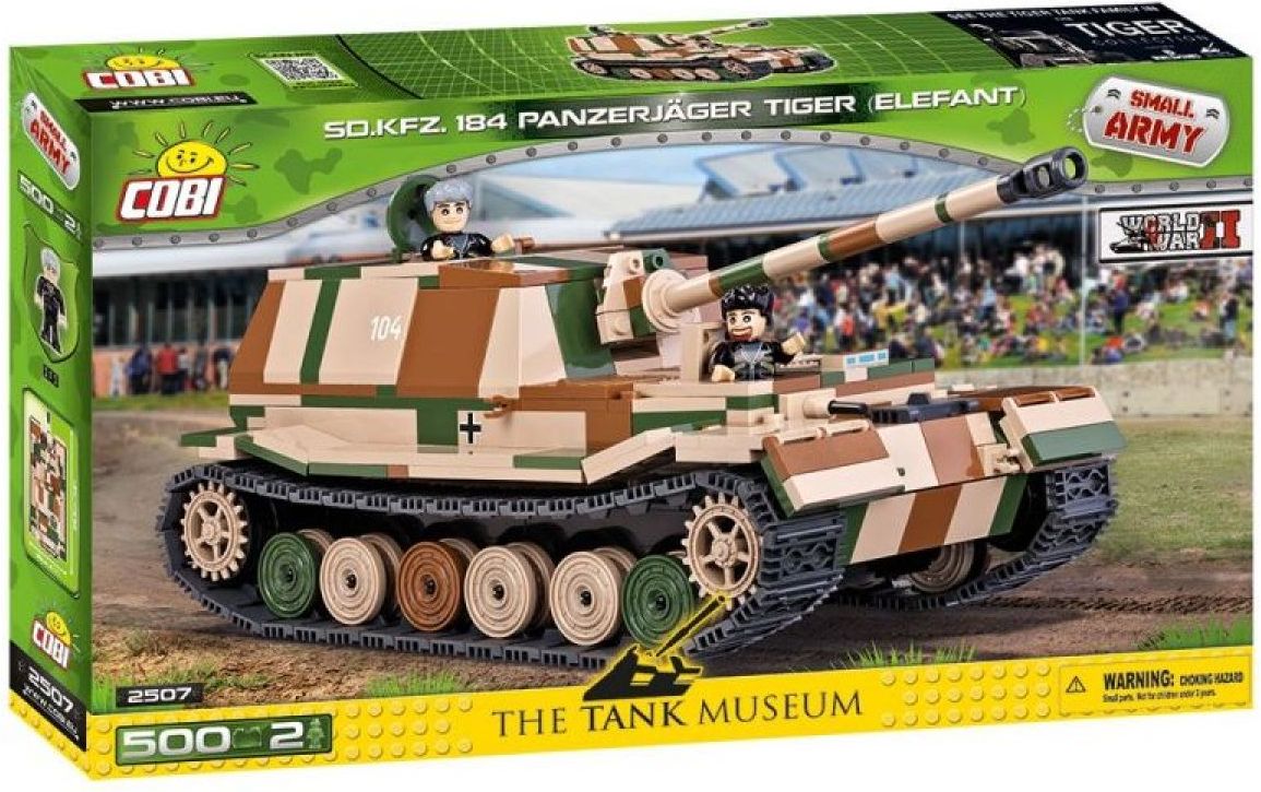 Cobi Malá armáda 2507 II WW Panzerjager Tiger SdKfz 184 Elefant - obrázek 1