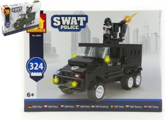 Stavebnice Dromader SWAT Policie Auto 324ks plast - obrázek 1