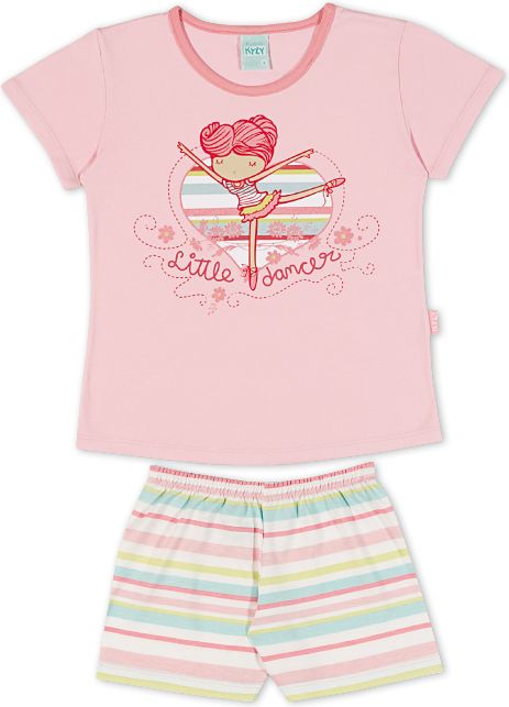 Dívčí pyžamo Kyly BALETKA růžové Velikost: 116 - obrázek 1