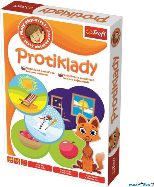 Didaktická hra - Malý objevitel, Protiklady (Trefl) - obrázek 1