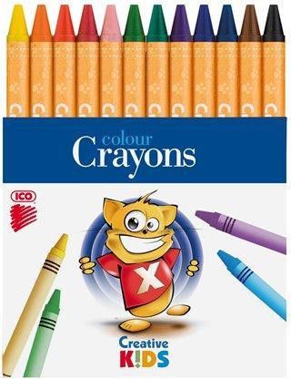 Voskovky, 12ks, ICO "Creative Kids", set 12 ks - obrázek 1