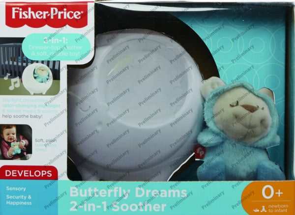 Mattel Fisher Price Fisher Price projektor s motýlím kamarádem pro klidné sny - obrázek 1
