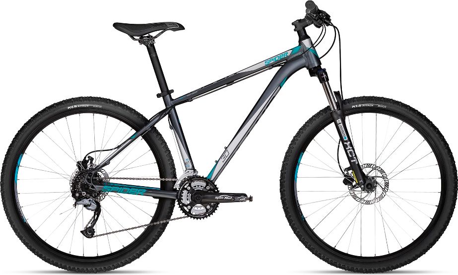 Kellys SPIDER 30 Grey 27,5" - model 2018 Black - XS (15") - obrázek 2