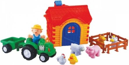 Sada traktor s farmou velká pro nejmenší - obrázek 1