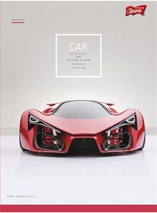 Sešit "Cars", A4, čtverečkovaný, 32 listů, UNIPAP - obrázek 1