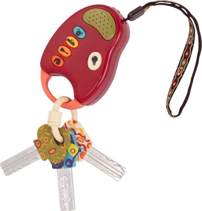 B-Toys Klíčky k autu FunKeys červené - obrázek 1
