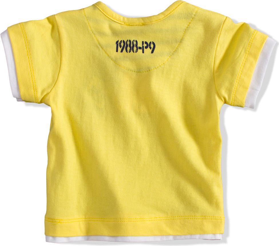 PEBBLESTONE Kojenecké tričko s krátkým rukávem žluté Velikost: 68 - obrázek 3