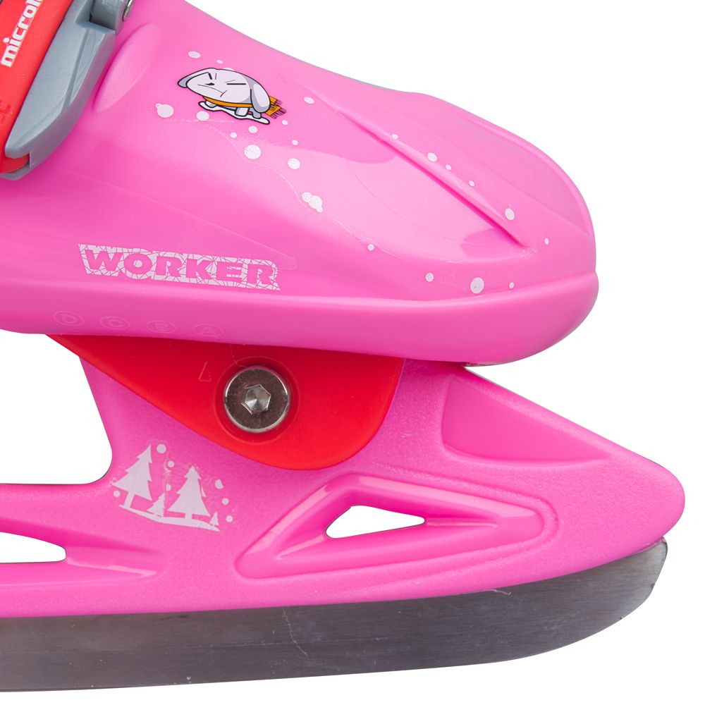 WORKER Kelly Pro Girl - s kožíškem růžovo-červená - S (33-36) - obrázek 6
