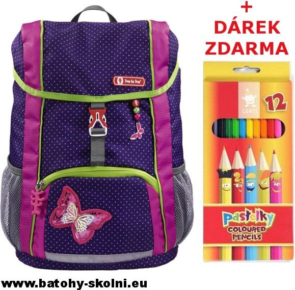 Dětský batoh Motýlek Hama Step by Step Kid - obrázek 1