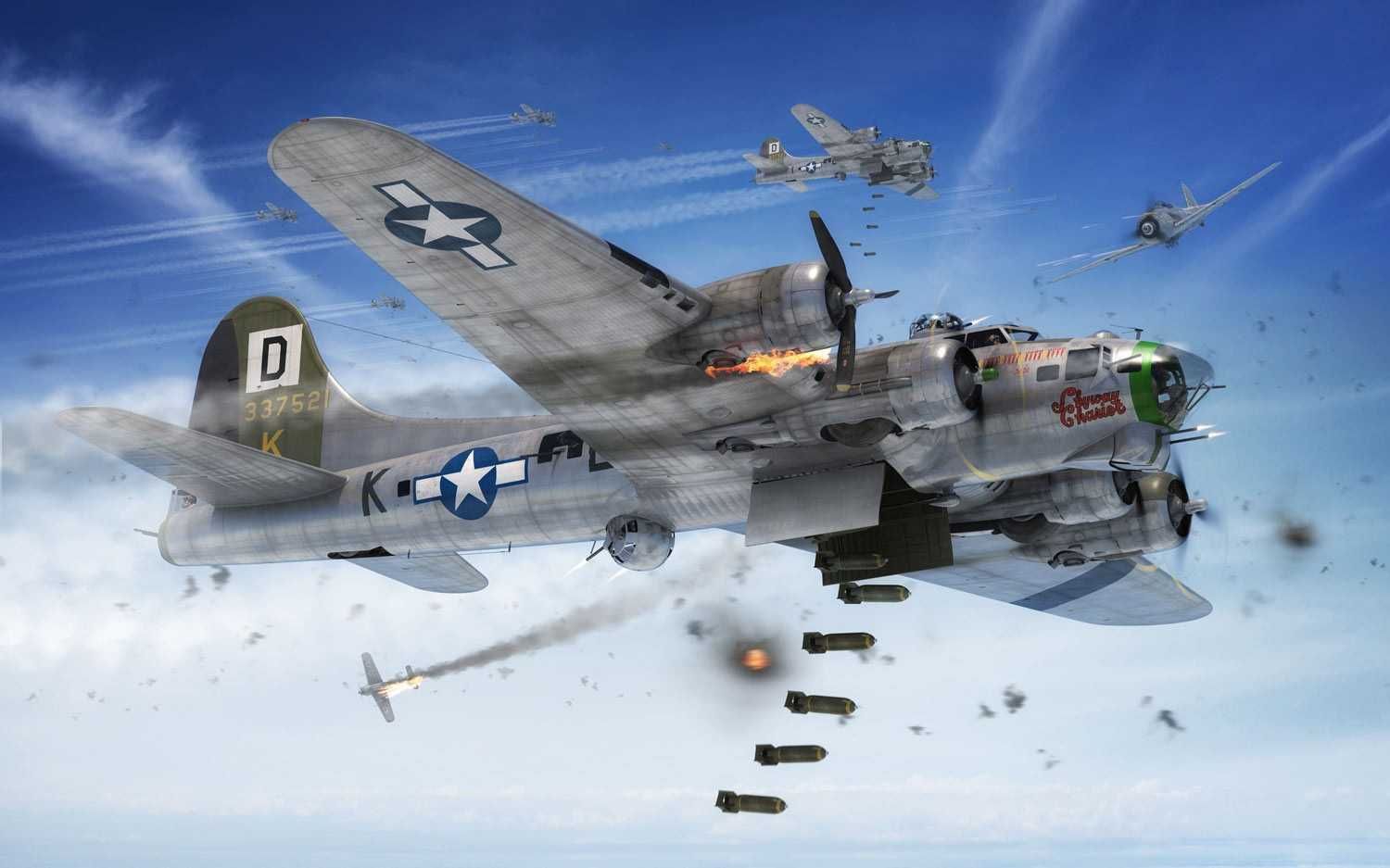 AIRFIX Classic Kit letadlo A08017A - Boeing B17G Flying Fortress - New Schemes (1:72) - obrázek 9