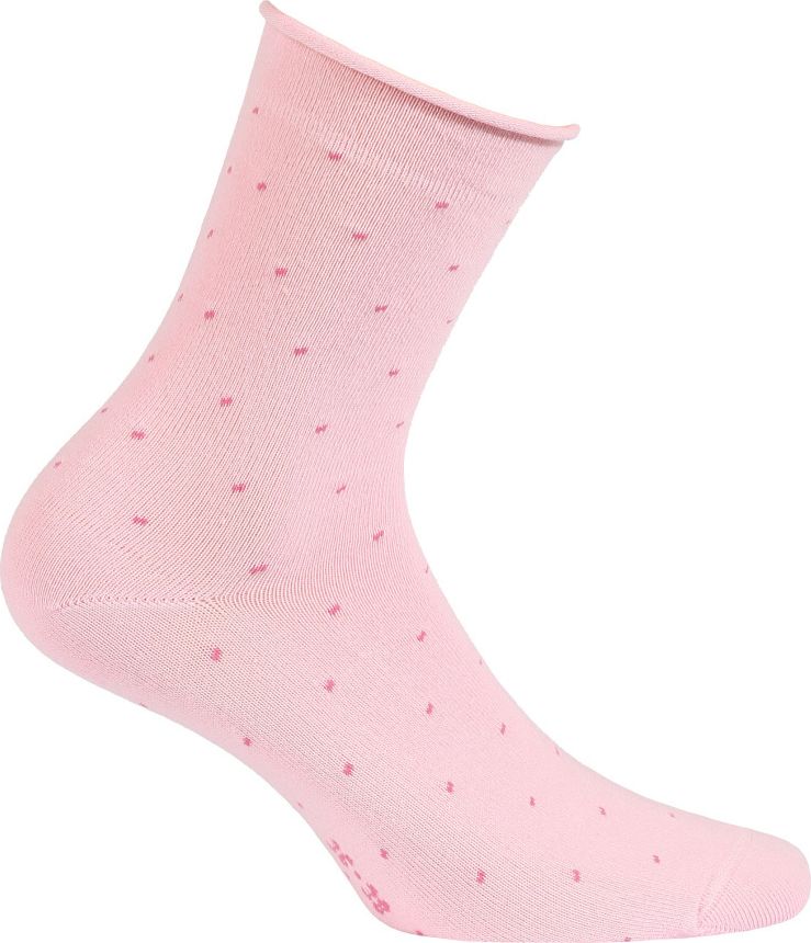 Dívčí ponožky GATTA TEČKY růžové Velikost: 36-38 - obrázek 1