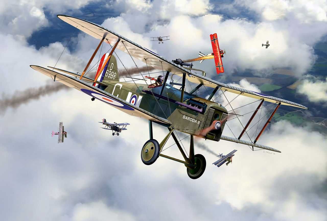 REVELL ModelSet letadlo 63907 - British Legends - British S.E. 5a (1:48) - obrázek 8