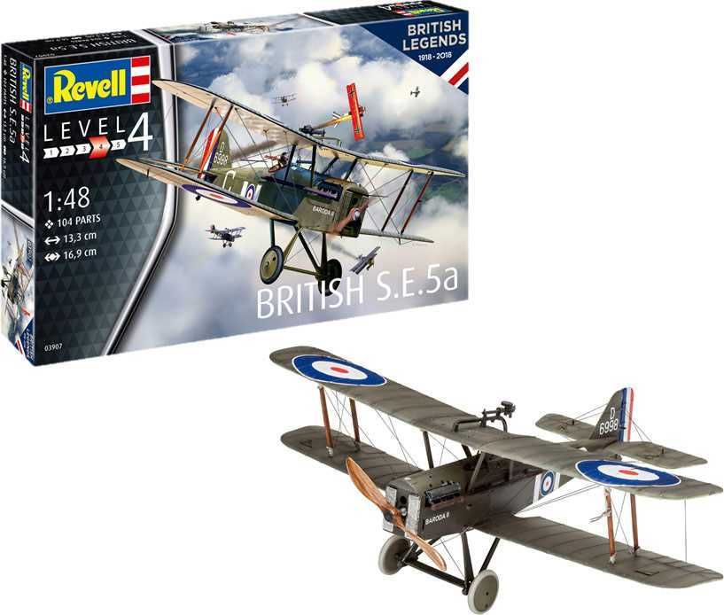REVELL ModelSet letadlo 63907 - British Legends - British S.E. 5a (1:48) - obrázek 9