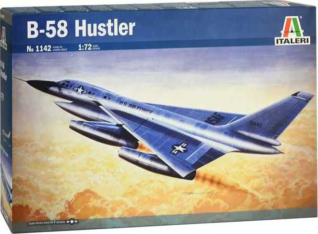 ITALERI Model Kit letadlo 1142 - B-58 Hustler (1:72) - obrázek 1