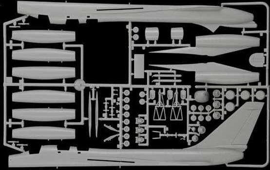 ITALERI Model Kit letadlo 1142 - B-58 Hustler (1:72) - obrázek 9