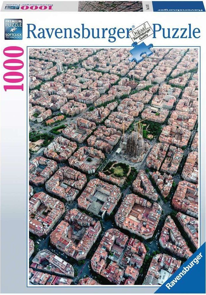 RAVENSBURGER Puzzle Barcelona shora 1000 dílků - obrázek 2