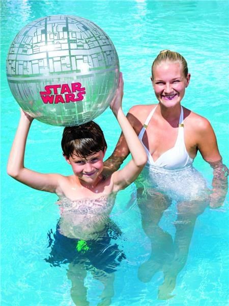 Dětský nafukovací plážový balón Bestway Star Wars Vesmírná stanice - obrázek 3