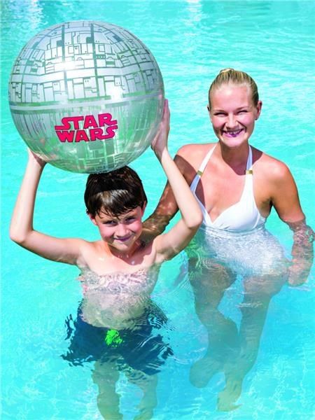Dětský nafukovací plážový balón Bestway Star Wars Vesmírná stanice - obrázek 3