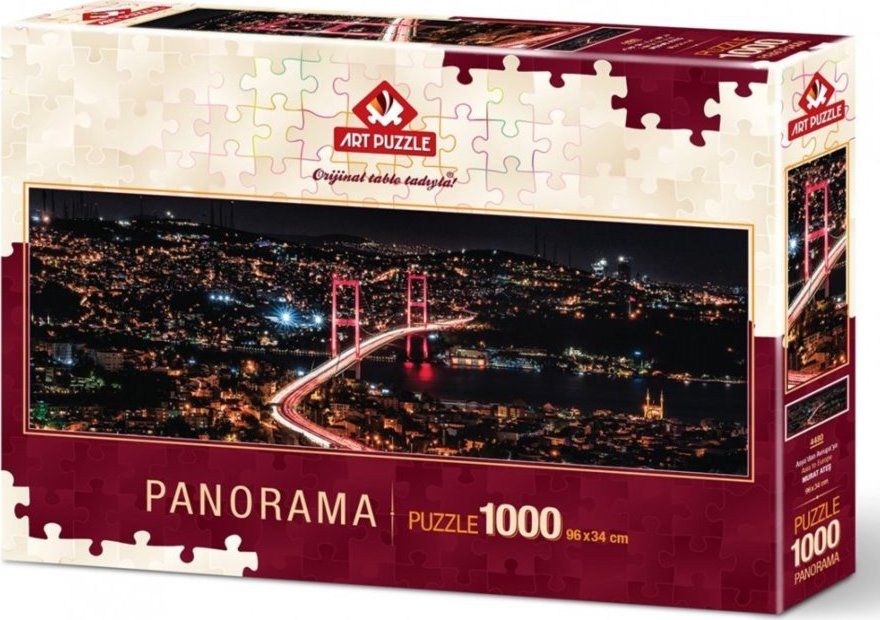ART PUZZLE Panoramatické puzzle Z Asie do Evropy 1000 dílků - obrázek 2