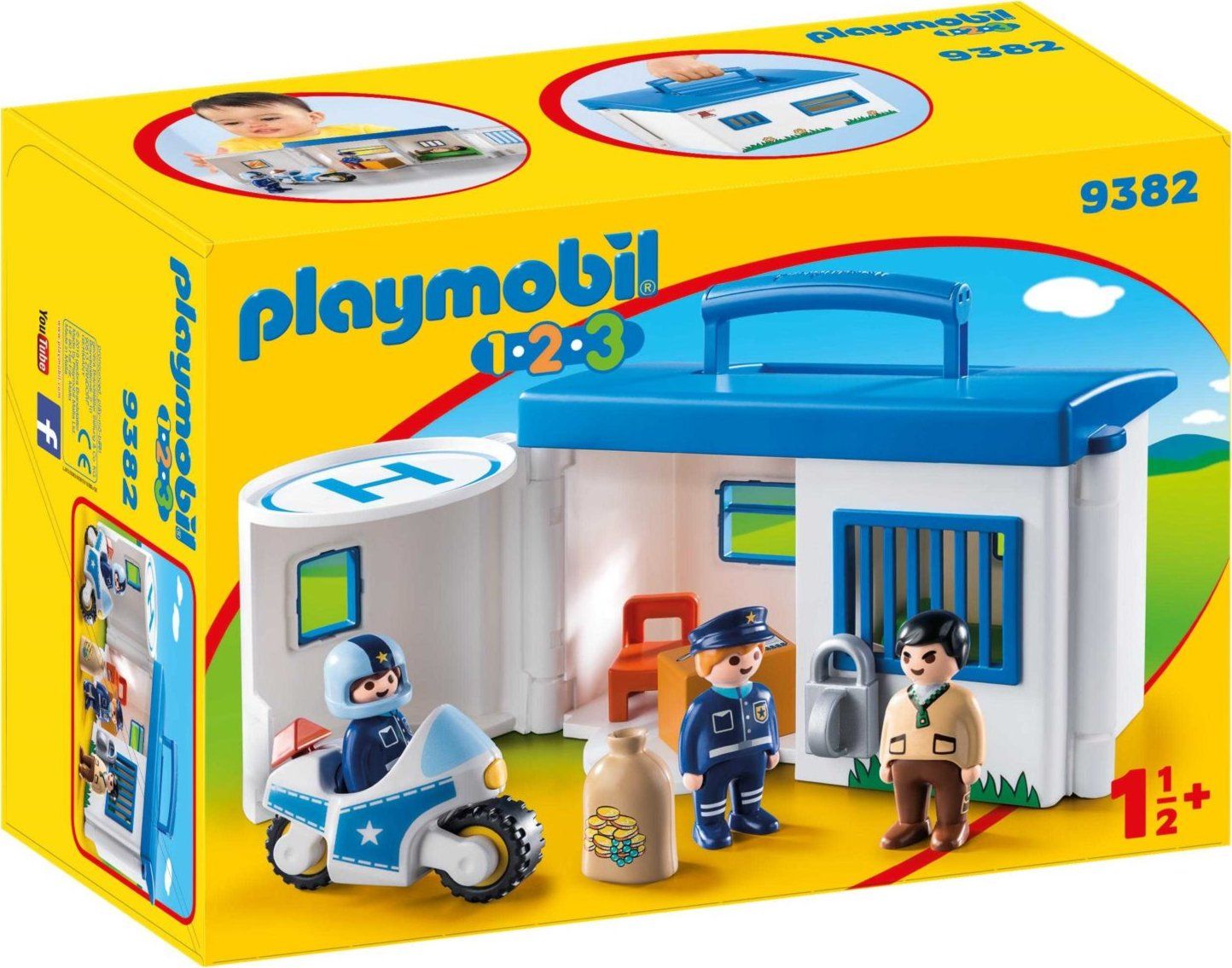 PLAYMOBIL Přenosná policejní stanice (1.2.3) 9382 - obrázek 1