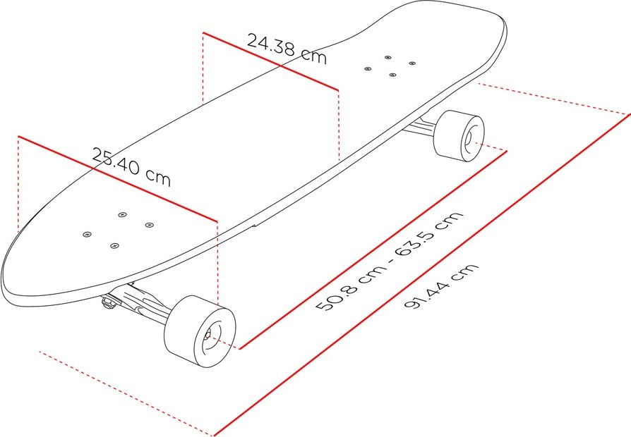 Street Surfing Freeride Electrica 36" - obrázek 3