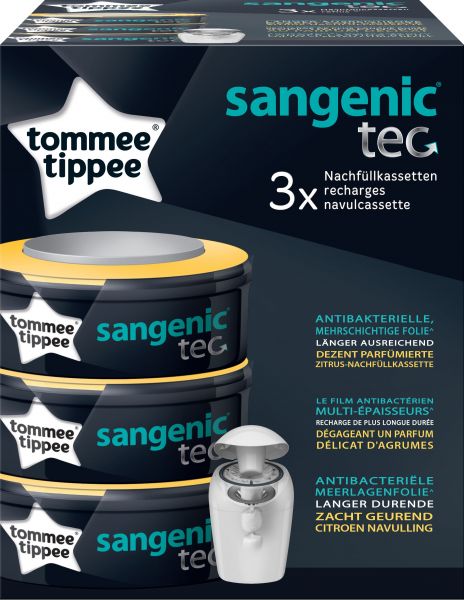 TOMMEE TIPPEE Náhradní kazety SANGENIC TEC univerzální, 3ks - obrázek 1