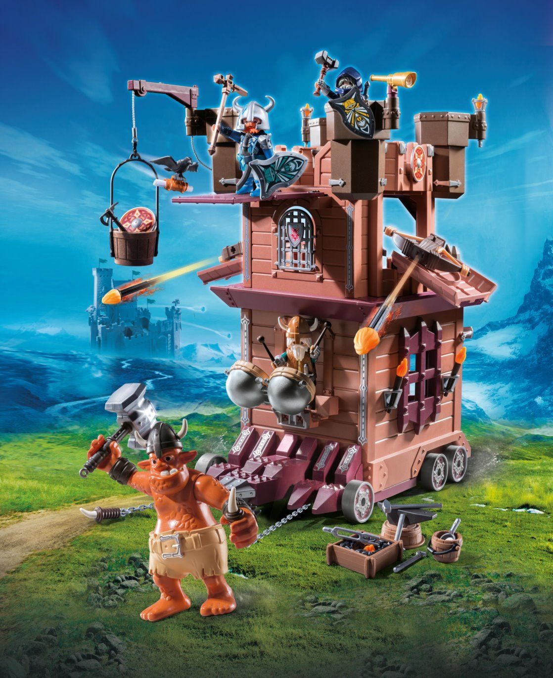 PLAYMOBIL Pojízdná trpasličí pevnost 9340 - obrázek 2