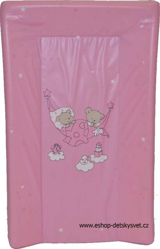 Přebalovací podložka Ceba A3 růžová houpačka 80x49cm - obrázek 1