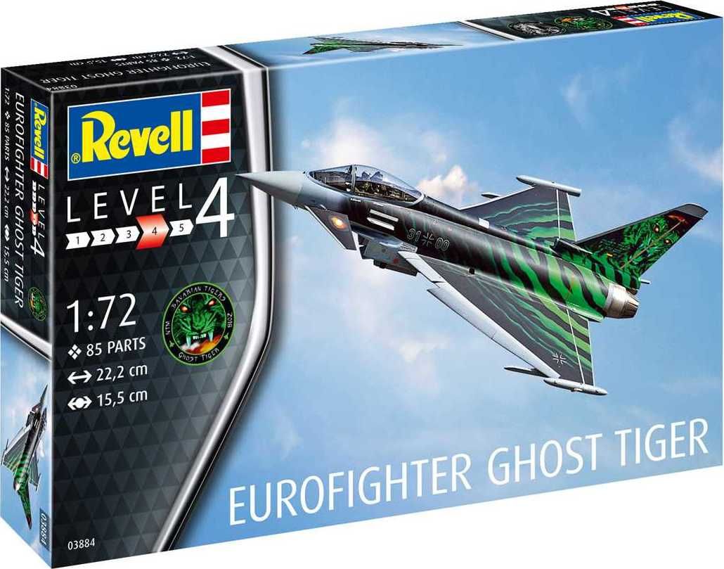REVELL Plastic ModelKit letadlo 03884 - Eurofighter "Ghost Tiger " (1:72) - obrázek 1